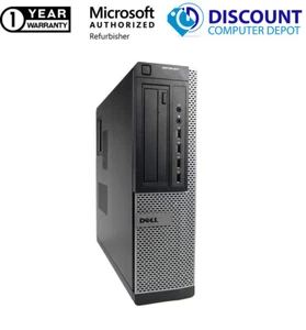 Dell Home Desktop Computer Core i5 8GB 500GB HD Windows 10 PC 17" LCD WIFI DVD - Picture 1 of 5