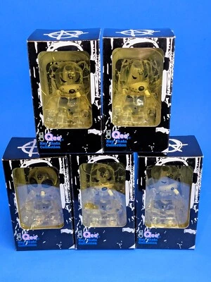 2,5" TOY2R CLEAR ANARCHY QEE 2006 frank kozik labbit kidrobot dunny anarqee conjunto - Imagem 1 de 3