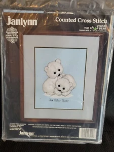 Janlynn Contado Punto de Cruz El Oso Polar #132-01 De Colección 1992 - Imagen 1 de 6