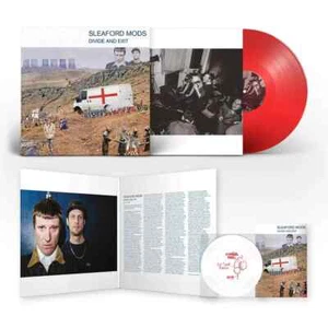 Sleaford Mods - Divide and Exit. 10th Ann Red Vinyl 12" LP Album +7" NEW SEALED - Picture 1 of 3