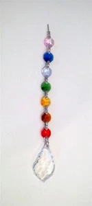 Chakra Kristall Kette "Harmonie" ca. 20 cm Fensterdeko Energie Regenbogen Ketten - Bild 1 von 4