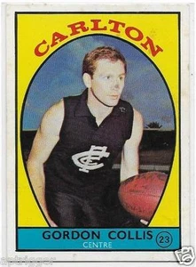 1968 A Scanlens (23) Gordon COLLIS Carlton ~ Excellent ~ - Bild 1 von 1