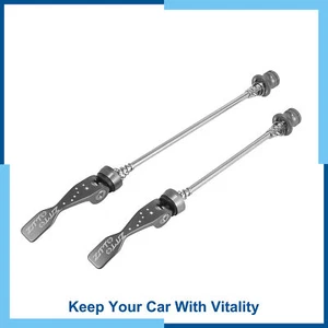Universal Pack (2) Mountain Bike Wheel Front Rear Quick Release Lever Skewer - Picture 1 of 7
