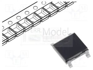 X10 pezzi Ponte raddrizzatore monofase; Urmax: 1kV; If: 1A; Ifsm: 35A; ABS