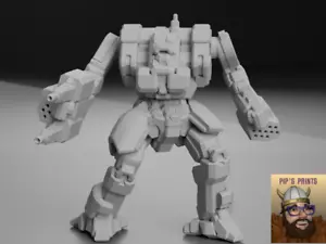 MLX-Prime Mist Lynx aka "Koshi" Alt Mech Model For Battletech 6mm-10mm-15mm - Picture 1 of 1