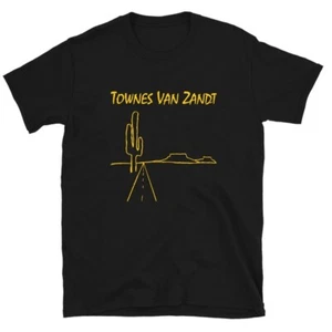 Townes Van Zandt Road t-shirt, classic graphic shirt, 100% cotton TE6711 - Picture 1 of 2