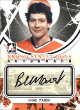 2011-12 (FLYERS) ITG Broad Street Boys Autographs #ABM Brad Marsh