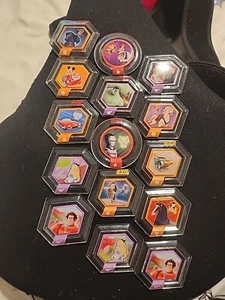 Disney Infinity LOT OF 15 POWER DISCS Random 1.0 2.0 3.0 Different Authentic - Picture 1 of 9