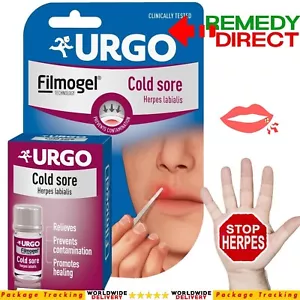 URGO COLD SORE Filmogel 3ml Oral Mouth HERPES Treatment Proven Efficacy & Relief - Picture 1 of 6