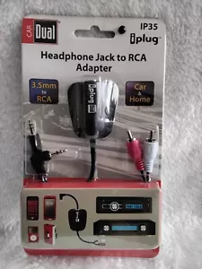 Dual Electronics Headphone Jack To RCA To 3.5mm, Any Car Or Home Stereo - Picture 1 of 2