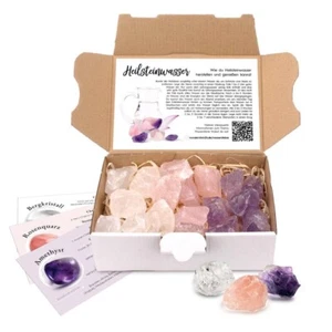 Wassersteine Geschenkset – Grundmischung | Basis-Set AA - Qualität Edelsteine - Bild 1 von 8