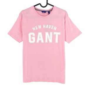 Camiseta De Cuello Redondo GANT Para Niños Rosa Con Logo Talla 15 Años 170 Cm - Imagen 1 de 10