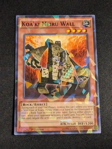 Yugioh - Koa'ki Meiru Wall BP03-EN081 1st Edition Shatterfoil Rare NM - Picture 1 of 1