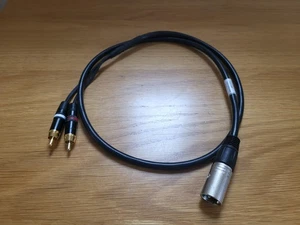 Flashback Sales Interconnect for Naim - 3 Pin DIN to 2 RCA - 1m Length - - Picture 1 of 10