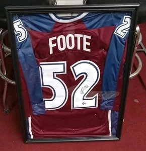Adam Foote Signed Avalanche Jersey BAS COA. - Picture 1 of 3