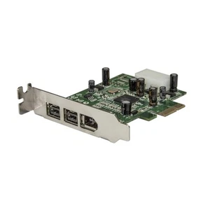 StarTech.com 3 Port 2b 1a Low Profile 1394 PCI Express FireWire Card Adapter - P - Photo 1/5