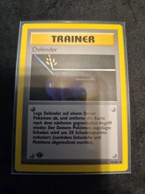 1999 Pokemon Classic - Base Set 1st Edition GERMAN Defender Trainer #80 - Image 1 of 2
