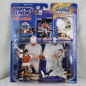 1998 STARTING LINEUP Thurman Munson/Yogi Berra Figures Sealed New With Cards - Picture 1 of 8