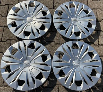 4 GENUINE 17" WHEEL TRIMS AUDI Q3 F3 83A601157 17 INCH WHEEL TRIMS FREEHUB - Image 1 of 4