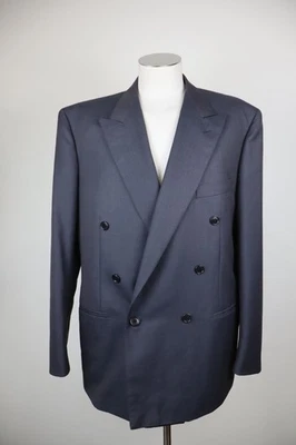 Trussardi Jacket Blazer Wool Man 54 L Man Wool Jacket Casual Vintage Straps - Image 1 of 4