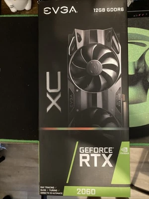 EVGA NVIDIA GeForce RTX 2060 12GB Graphics Card - Used, Tested & Working - image 1 of 4