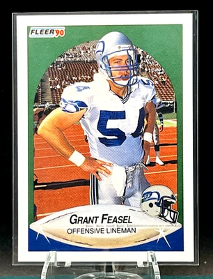 1990 Fleer | Grant Feasel RC #265 | Seattle Seahawks | SEE DESCRIPTION - Image 1 of 2