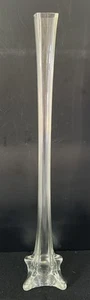 Royal Art Glass Clear Vase 23 3/4" Footed Base Table Floor Floral Decoration - Picture 1 of 7