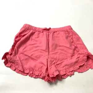 Gap Kids Girls XL Pull On Shorts Pleats Casual Summer Pink Bottoms Solid New - Picture 1 of 4