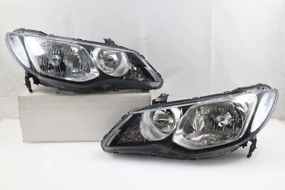 Faros ocultos cromados conversión JDM sedán 4 puertas Honda Civic 2006 07 08 ~2011 Foto 1 de 4