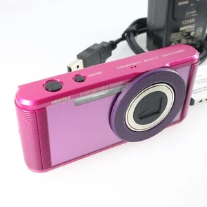 [N. Mint] PENTAX Optio LS465 Ruby Pink Compact Digital Camera from Japan - Picture 1 of 20