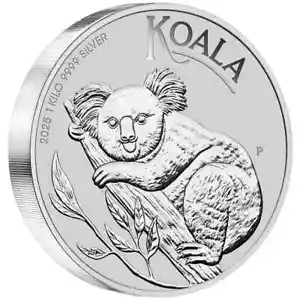 Australien 30 $ 2025 Koala 1 KG Silber 9999 Perth Mint BU - Bild 1 von 3