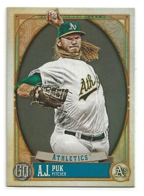 A.J. PUK 2021 Topps Gypsy Queen Oakland Athletics (#183) - Image 1 of 2