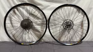 Mavic XC 727 9-Spd Aluminum 26" QR Disc Brake Wheelset Shimano XTR M965 Hubs - Picture 1 of 16