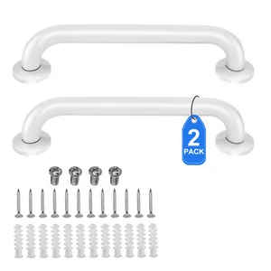 2x Stainless Steel Shower Grab Bar, Bathroom Safety Bars for Shower Chair Bench - Picture 1 of 6