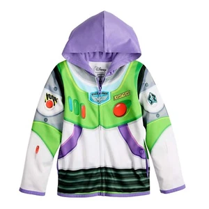 Disney Pixar Toy Story Costume Hoodie Jacket Buzz Lightyear Boys 10 12 Kids NWT - Picture 1 of 3