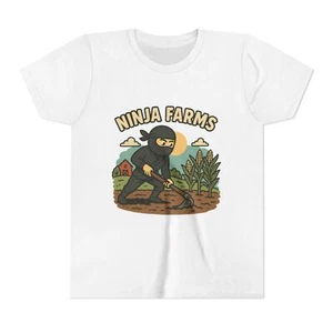 Stealth Farming: Ninja at Work - Youth T-Shirt - Picture 1 of 25