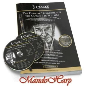 Clarke Official Tin Whistle Handbook with two CDs - NEW - Picture 1 of 8