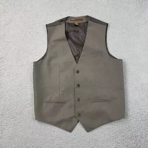 Perry Ellis Vest Mens XL Extra Large Polyester Formal Dance Button Sleeveless - Picture 1 of 8