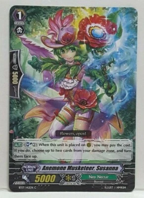 Bushiroad Cardfight Vanguard Anemone Musketeer, Susanna BT17/142EN C Neo Nectar - Image 1 of 2