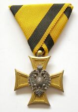 t877 Austria Hungary Franz Joseph long military service medal cross
