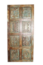 Beautiful Floral Carved Original OLD INDIAN Door,Interior Door Farmhouse Door