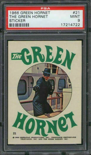 1966 Topps Green Hornet Stickers #21 PSA 9 - Image 1 of 1