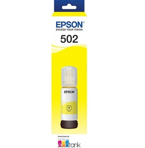 Genuine Epson T502 T03K492 Ink Bottle Yellow for ET-3700 ET-2700 - 7,500 pages - Picture 1 of 1