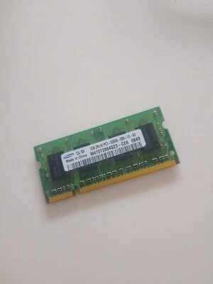 Samsung 1GB M470T2953EZ3-CE6 DDR2-667 Laptop Memory RAM SODIMM PC2-5300S - Image 1 of 2