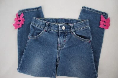 Pantalones de mezclilla azules de algodón para niñas GYMBOREE talla 4 Foto 1 de 3