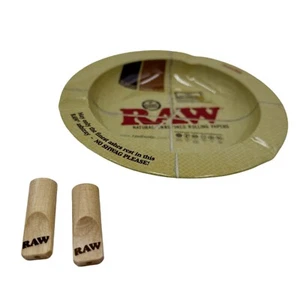 Raw Magnetic Round 5.5" Metal Ash Tray - Available with custom RAW OrganitipS - Picture 1 of 2