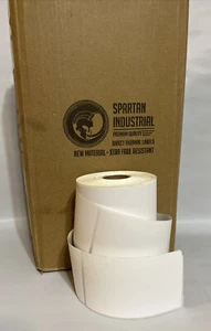 Spartan Industrial (2,25" x 4") Direkte Thermische Etiketten 6 Rollen à 350 - Bild 1 von 7