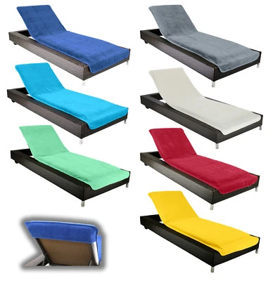 Brandsseller Frottee Schonbezug für Gartenliege Strandliege Liegenbezug Auflage