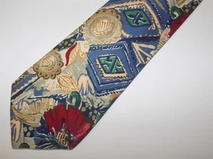 GITANO Formal Necktie Multicolor Floral 56" x 3 5/8" - Picture 1 of 2