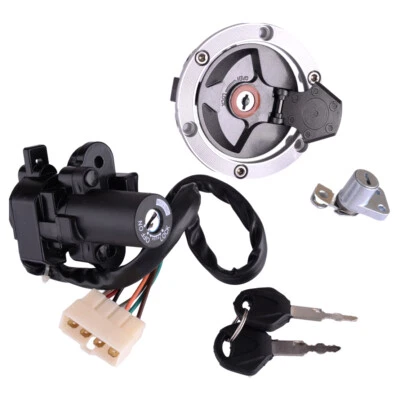 Juego de llaves de bloqueo de interruptor de encendido aptas para Kawasaki Ninja 250R EX250F 1988-2007 EE. UU. Foto 1 de 4